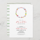 Twee-tti Fruitti Twin Verjaardag, Zomer 2e Verjaar Kaart (Voorkant / Achterkant)