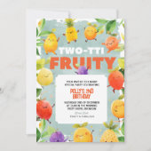 Twee-tti Fruity 2e Verjaardagsfeest Kaart (Voorkant)