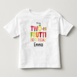 Twee-tti Frutti Cutie Fruit 2de verjaardagsfeestje Kinder Shirts