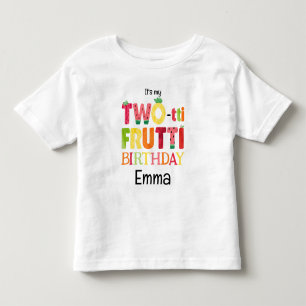 Twee-tti Frutti Cutie Fruit 2de verjaardagsfeestje Kinder Shirts