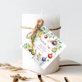 Twee-tti Frutti Dansen Fruit 2e Verjaardagsfeest Bedankjes Labels