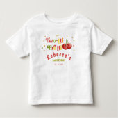 Twee-tti Frutti Fruity Fun Tweede Verjaardagsfeest Kinder Shirts (Voorkant)