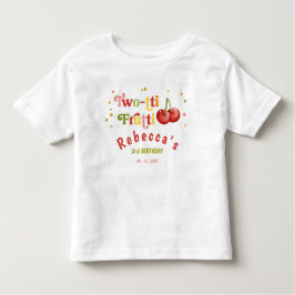 Twee-tti Frutti Fruity Fun Tweede Verjaardagsfeest Kinder Shirts