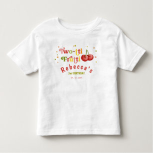 Twee-tti Frutti Fruity Fun Tweede Verjaardagsfeest Kinder Shirts