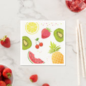 Twee-tti frutti Papier servet Fruit Verjaardag Fru (Insitu)