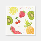 Twee-tti frutti Papier servet Fruit Verjaardag Fru (Voorkant)