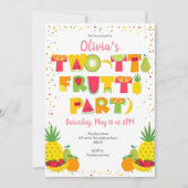 Twee tti Frutti, Tropisch, Fruit, Meisje 2e verjaa Kaart (Voorkant)