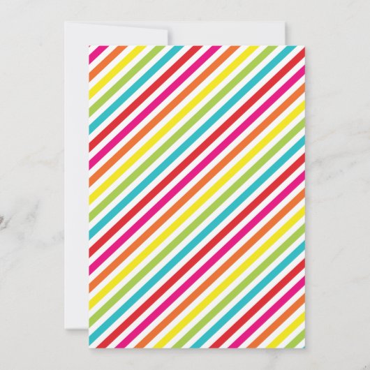 Twee-tti Frutti Verjaardag Uitnodiging | 2e verjaa (Achterkant)