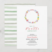 Twee-tti Frutti Verrassing Verjaardagsfeest Kaart (Voorkant / Achterkant)