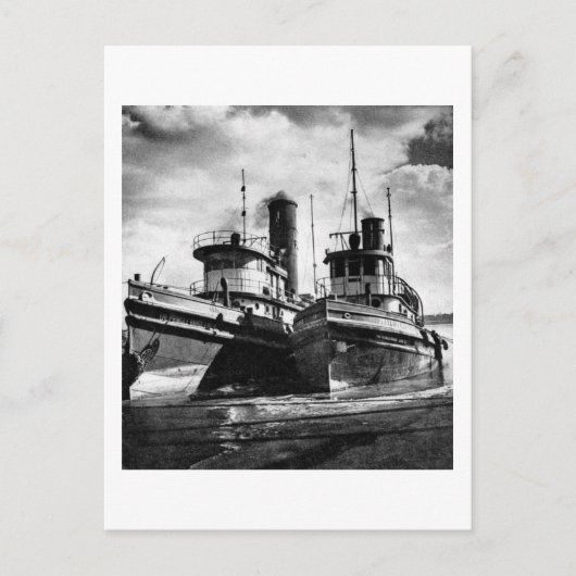 Twee Tugs Briefkaart (Voorkant)