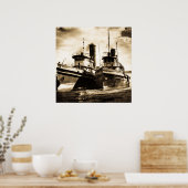 Twee Tugs Poster (Keuken)