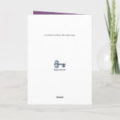 Twee Tulpen Feestdagen Kaart (Achterkant)