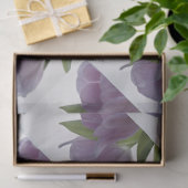 Twee tulpen ondersteboven opt.2 tissuepapier (Geschenk)