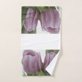 Twee Tulpen samen Bad Handdoek (Handdoek)