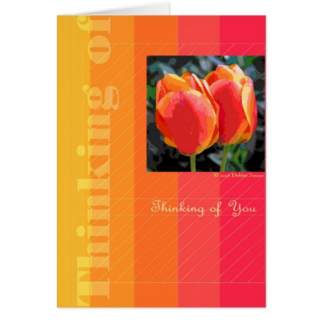 Twee Tulpen van Debbie Jensen (Voorkant)