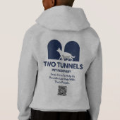 Twee Tunnels Kids Hoodie (Achterkant)