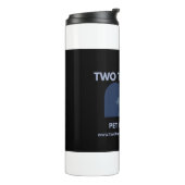 Twee Tunnels Thermische Bekerglas Thermosbeker (Gedraaid links)