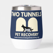 Twee Tunnels Waterfles (Voorkant)