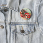 Twee Turkse ritten Ronde Button 5,7 Cm (In situ)