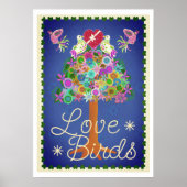 Twee Turtle Doves 20x28poster Poster (Voorkant)