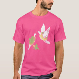 Twee Turtle Duiven 12 dagen van Kerstmis T-shirt
