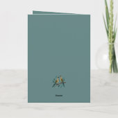 Twee Turtle Duiven Uitknip Sjabloon Retro Stijl 3 (Achterkant)