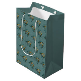 Twee Turtle Duiven Uitknip Sjabloon Retro Stijl 3 Medium Cadeauzakje