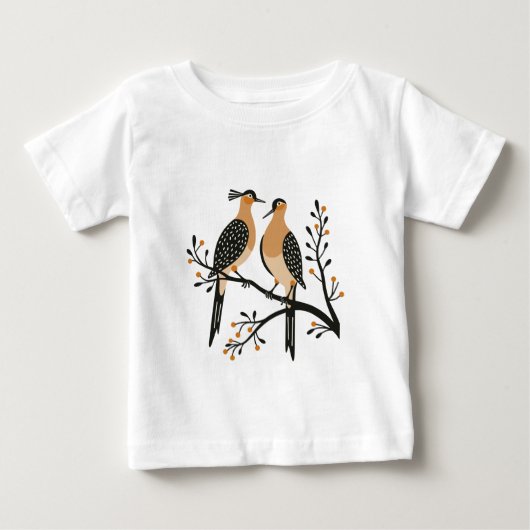 Twee Turtle Duiven Uitknip Sjabloon Retro Stijl 7 (Voorkant)