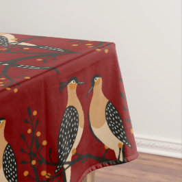 Twee Turtle Duiven Uitknip Sjabloon Retro Stijl 7 Tafelkleed