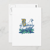 Twee Turtledoves Briefkaart (Voorkant / Achterkant)