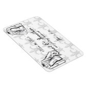 Twee Tuxedo Groom Gay Bruiloft Save the Date Magneet (Rechterzijde)