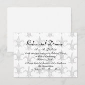 Twee Tuxedo Groom Gay Wedding Rehearings Kaart (Voorkant / Achterkant)