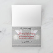 Twee Tuxedos Gay Wedding Gefeliciteerd Kaart (Binnen)