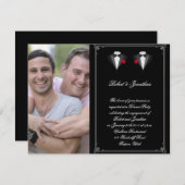 Twee Tuxedos met het Verloving van de Roodrode Roo Kaart (Voorkant / Achterkant)