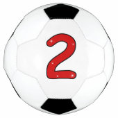 twee, twee jaar, tweede, twee jaar oud, datum, num voetbal (Voorkant)