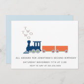 Twee Twee Trein Kaart (Voorkant / Achterkant)