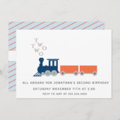 Twee Twee Trein Kaart (Voorkant / Achterkant)