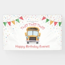 Twee Twee Verjaardagsbanner