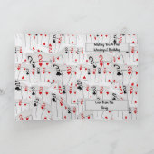 Twee 'tweeduizend'-kaarten gelaagde 'Birthday'-Kaa Kaart (Binnen)