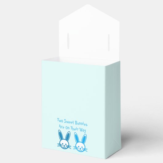 Twee tweelingboeien bedankdoosjes (Geopend)