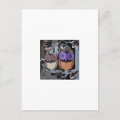 twee uilen briefkaart (Voorkant)