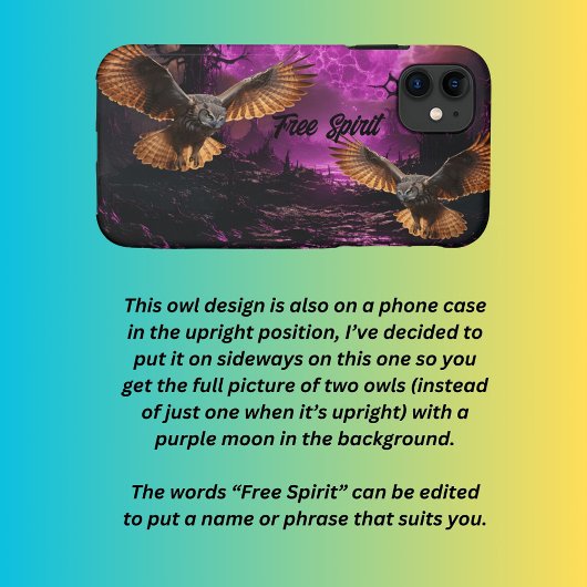 Twee uilen thema Case-Mate iPhone case