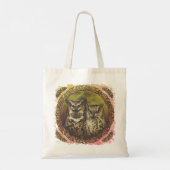 Twee uilen   tote bag (Achterkant)