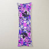 Twee uiterlijk Retro Floral (Afbeelding beide kant Lichaamskussen (Achterkant (Verticaal))