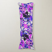 Twee uiterlijk Retro Floral (Afbeelding beide kant Lichaamskussen (Voorkant Verticaal)