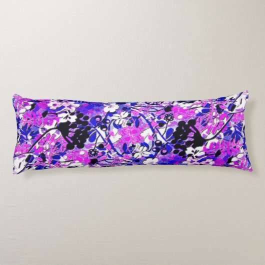 Twee uiterlijk Retro Floral (Afbeelding beide kant Lichaamskussen (Achterkant)