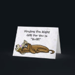 Twee Uitgeputte Honden Funny Birthday Kaart<br><div class="desc">Op zoek naar het juiste cadeau is vermoeiend! En, we hebben twee erg poepende honden aan de voorkant omdat het echt "ruff" was voor hen om het juiste cadeau te vinden. Dit kan ook een kaart zijn van de hond naar de huisdiereneigenaar (hypothetisch gesproken); of, van het ene hondenliefhebber naar...</div>