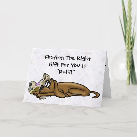 Twee Uitgeputte Honden Funny Birthday Kaart (Voorkant)