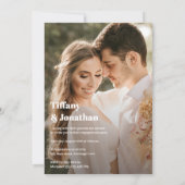 Twee uitnodiging van de FotoEngagement Party (Achterkant)