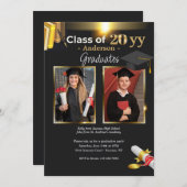 Twee Uitnodiging van de Partij van de Fotografie (Voorkant / Achterkant)